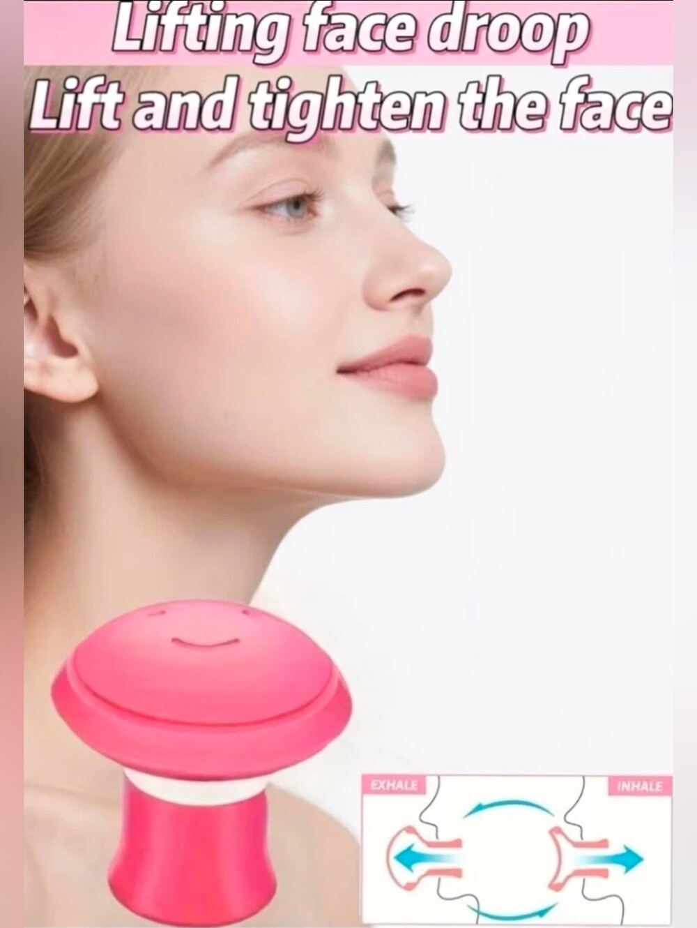 Face & Neck Jaw Exerciser Skin Tightening Facial Yoga Fitness Trainer